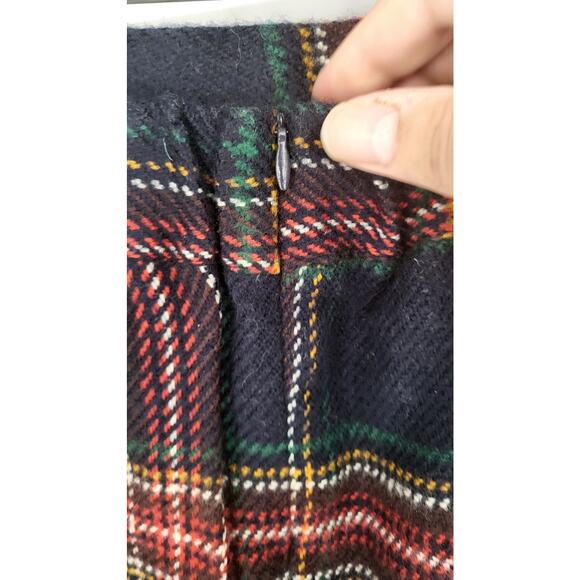 Plaid Check Mini Skirt Poly Wool Blend by 3.3 Field Trip Measures as XS New NWT - Picture 4 of 9